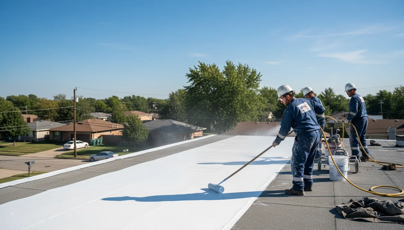 Commercial roof coating in Comstock, NE near me